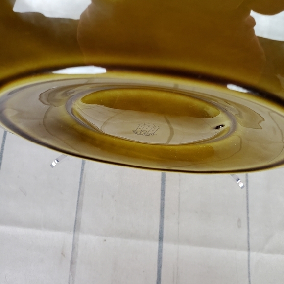 Vintage 1950s Gien France Green Divided Fondue  Plates Set of 4 - Picture 11 of 16